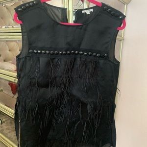 Walter feather and jewel blouse